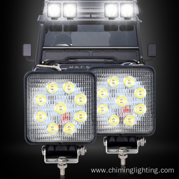 4.2 Inch Spot Flood Fog Lamp 27W Square Waterproof Led Work Light 4X4 4'' Offroad Led Work Light